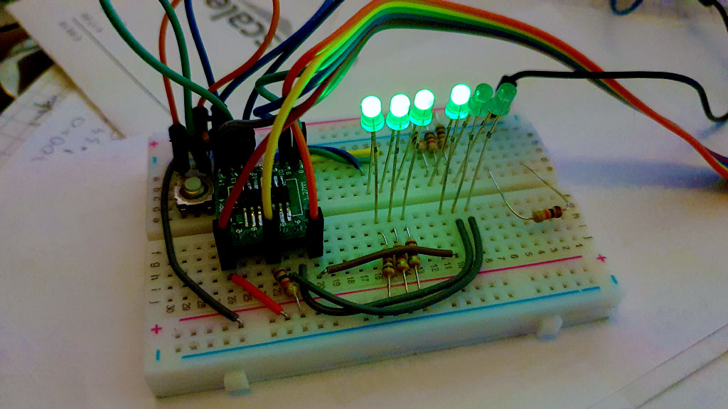 Warning lights prototype